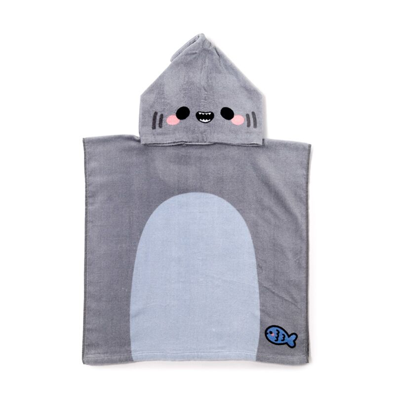 Load image into Gallery viewer, Archie de haai adoramals kinder handdoek hoodie
