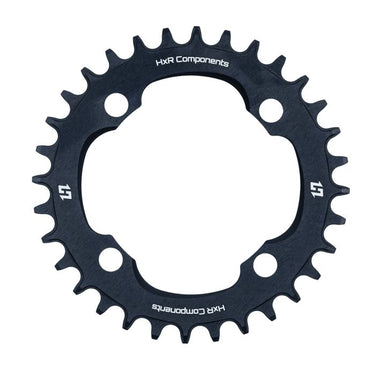 Hxr components hxr chainring - bcd 94 - 32t - black