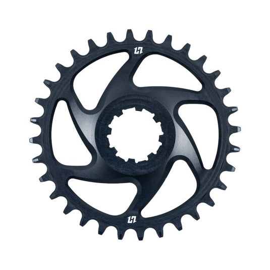 Hxr components hxr chainring - directmount - 32t - black