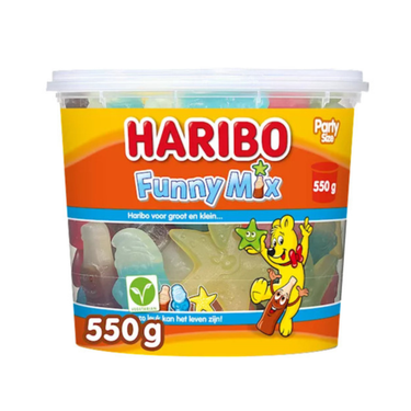 Haribo funny mix silo (6x 550 gr)