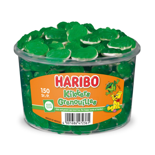 Haribo kikkers (150 stuks)