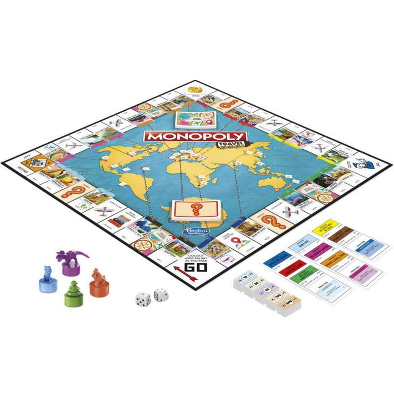 Load image into Gallery viewer, Hasbro Monopoly Wereldreis Bordspel
