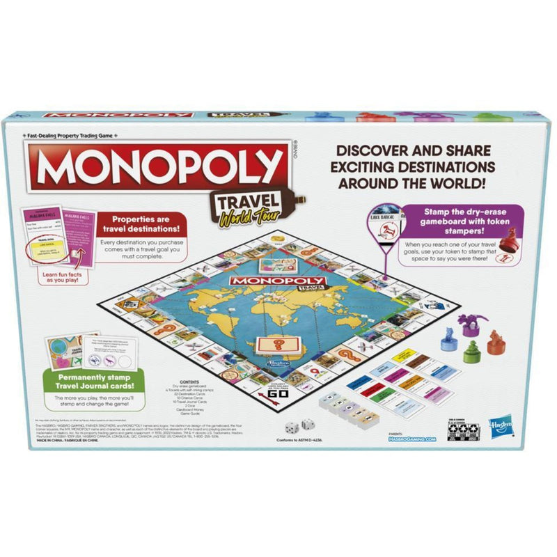 Load image into Gallery viewer, Hasbro Monopoly Wereldreis Bordspel

