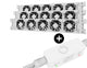 Heatfan 5 - radiatorventilator trio - wit + touch sensor