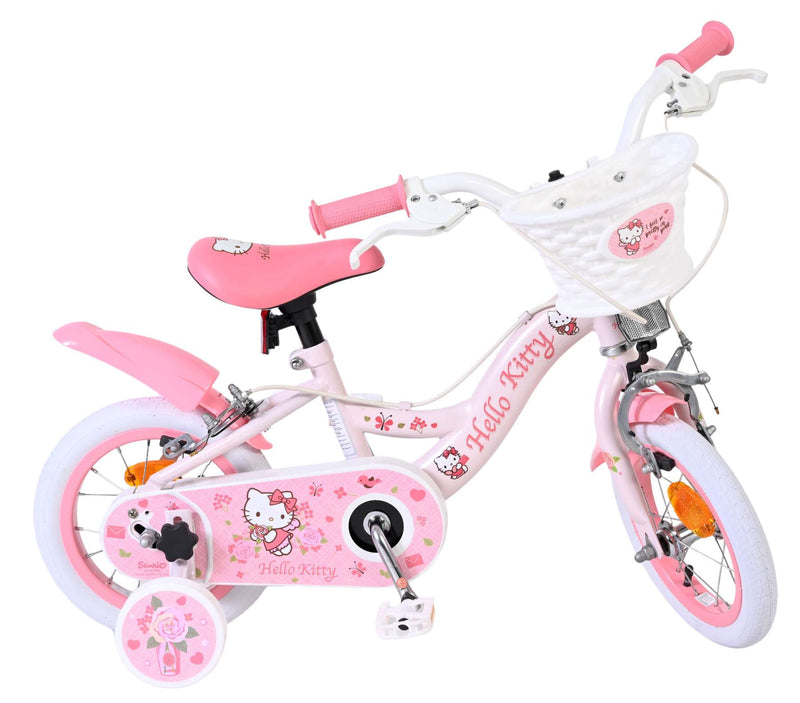 Load image into Gallery viewer, Volare hello kitty kinderfiets - meisjes - 12 inch - roze - twee handremmen
