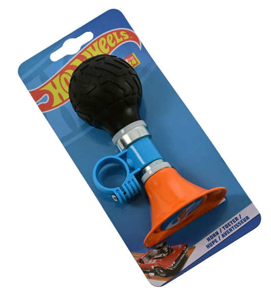 Volare hot wheels fietstoeter - jongens - oranje zwart