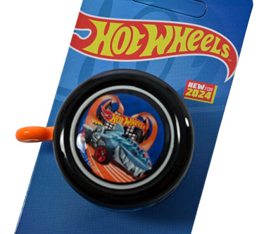Volare hot wheels fietsbel - jongens - oranje - zwart