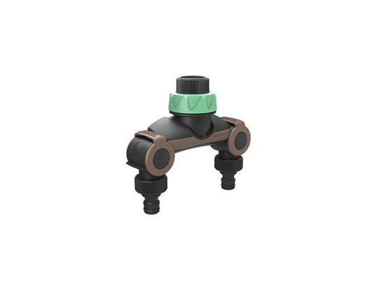 G.f. reco dubbele uitlaatkraan - waterverdeler