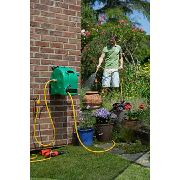 Load image into Gallery viewer, Hozelock 2415 Compact Enclosed Reel 2 in 1
