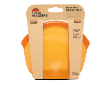 Food huggers herbruikbare bewaarzak - 400ml - amber