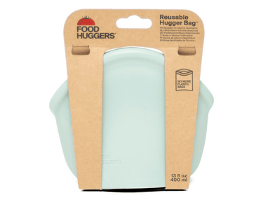 Food huggers herbruikbare bewaarzak - 400ml - jade solid