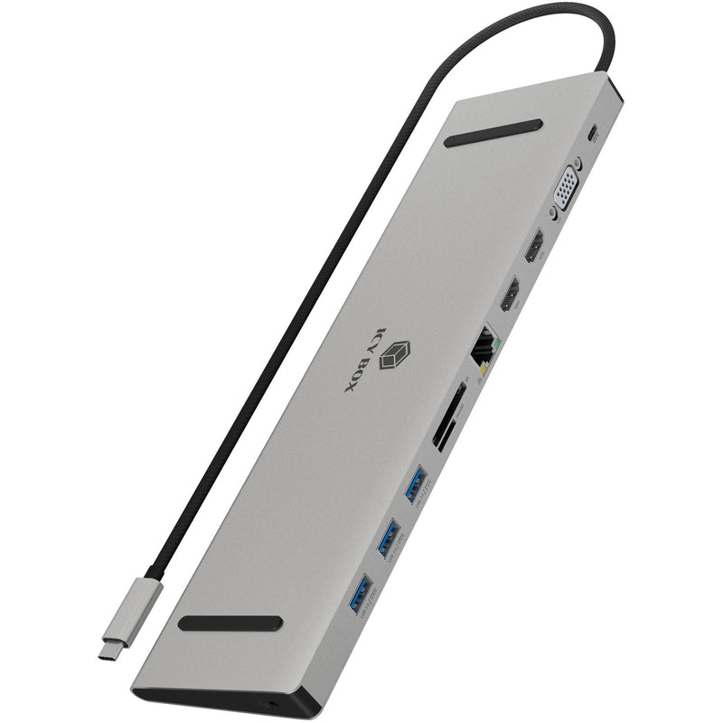 Load image into Gallery viewer, Icy box 11-in-1 docking station ib-dk2106a-cpd
