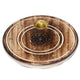 Mango hout ronde flower of life wierookhouder