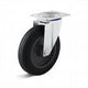 Torwegge zwenkwiel rubber 160mm ro ku.