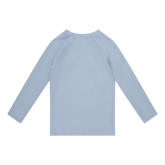 Pure tones | lichtblauw uv zwemshirt met lange mouwen