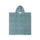 Leopard | groene strandponcho 65 x 65 cm
