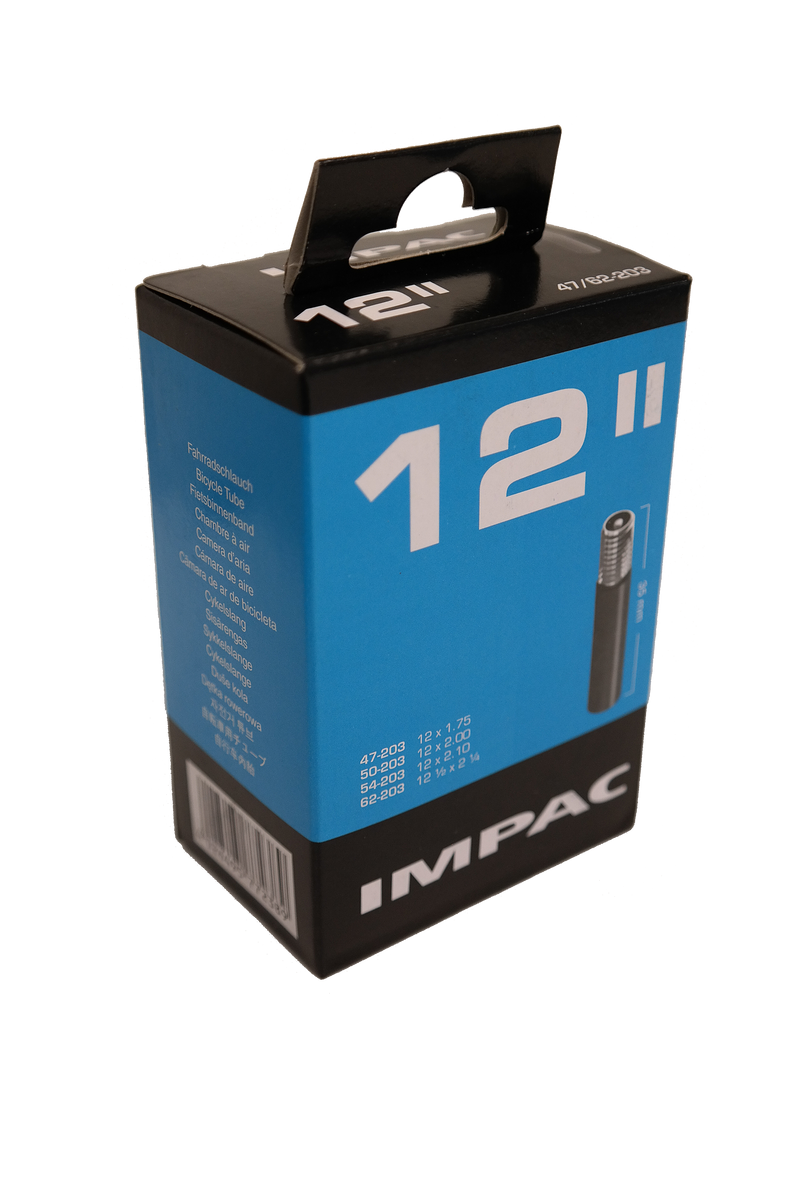 Load image into Gallery viewer, Impac Binnenband (by Schwalbe) AV12 12x1.75 2.35 ETRTO 47 62-203, Ventiel:Schrader auto 35mm

