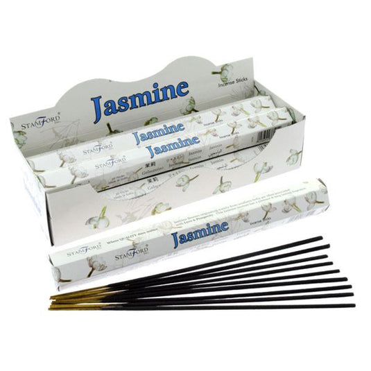 37101 jasmijn - stamford premium hex wierook stokjes