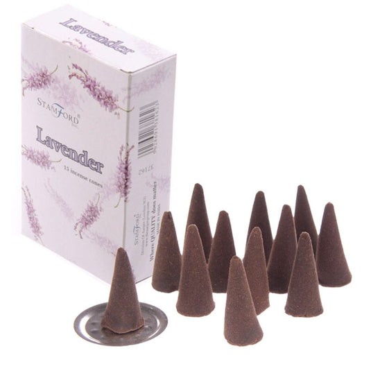 Lavendel 37162 - stamford wierook kegels