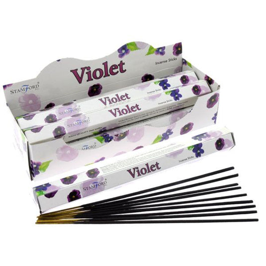 37104 viooltjes - stamford premium hex wierook stokjes