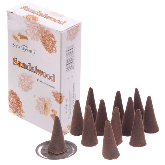 Sandelhout 37164 - stamford wierook kegels