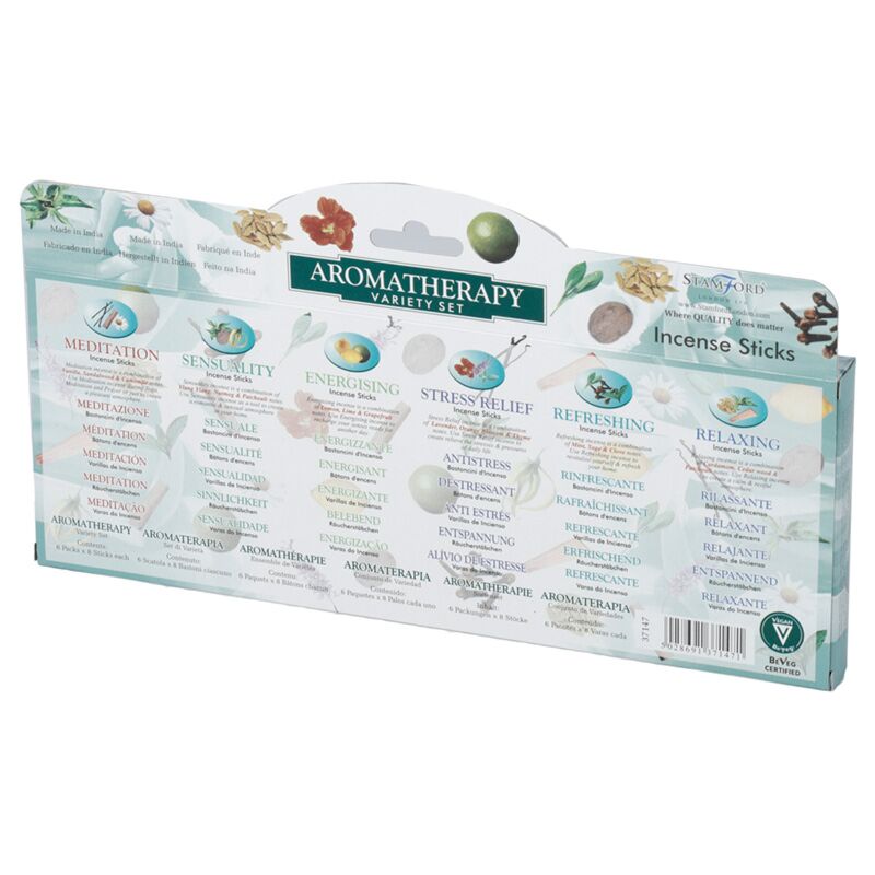 Load image into Gallery viewer, 37147 aromatherapie - stamford hex wierook stokjes gift box 6 pakjes
