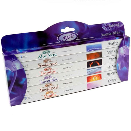 37148 stemmingen - stamford hex wierook stokjes gift box 6 pakjes