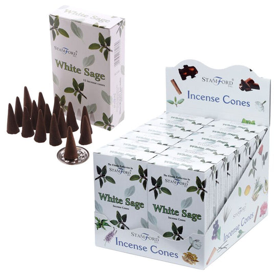 37176 witte salie - stamford wierook kegels