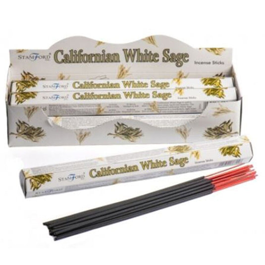 37315 californische witte - stamford premium hex wierook stokjes