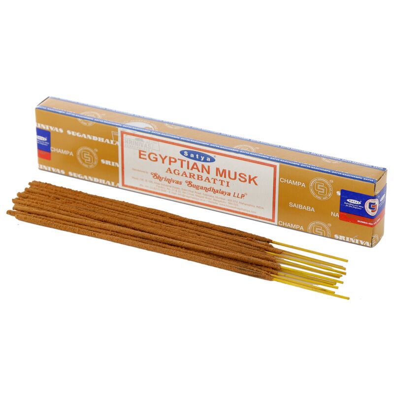 Load image into Gallery viewer, 01420 vfm egyptische musk - satya nag champa wierook stokjes
