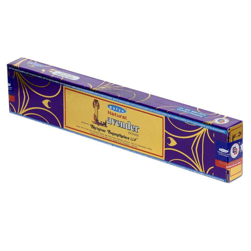 01444 natural lavender - satya nag champa wierook stokjes