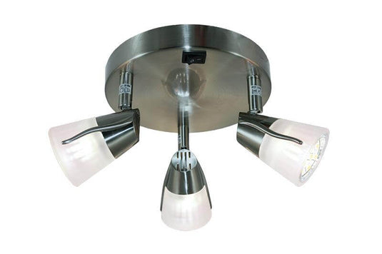 Meteor triple plafondlamp met 3 spots