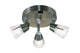 Meteor triple plafondlamp met 3 spots