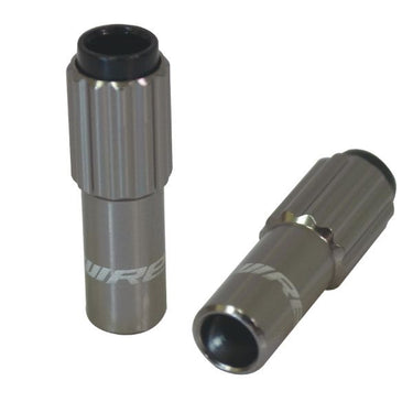 Jagwire mini inline adjusters (2pcs) - titanium