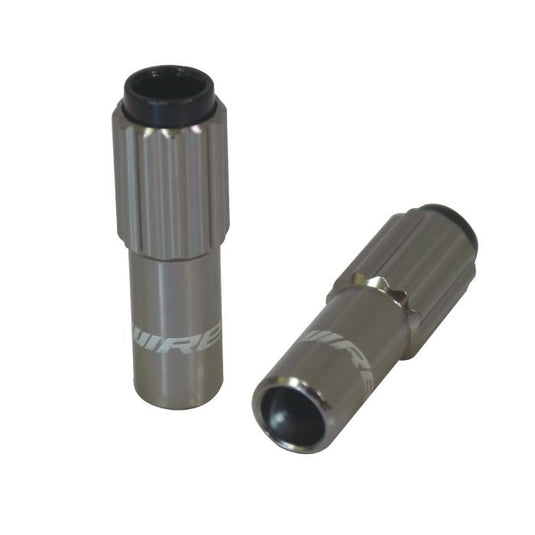 Jagwire mini inline adjusters (2pcs) - titanium