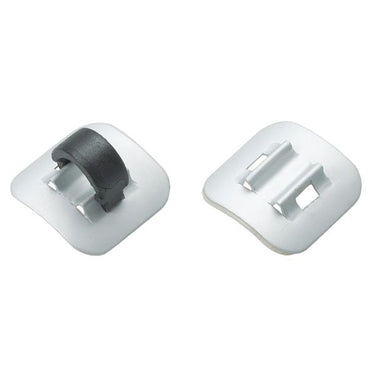 Jagwire alloy stick-on cable guide (50pcs) - silver