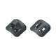 Jagwire alloy stick-on cable guide (50pcs) - black