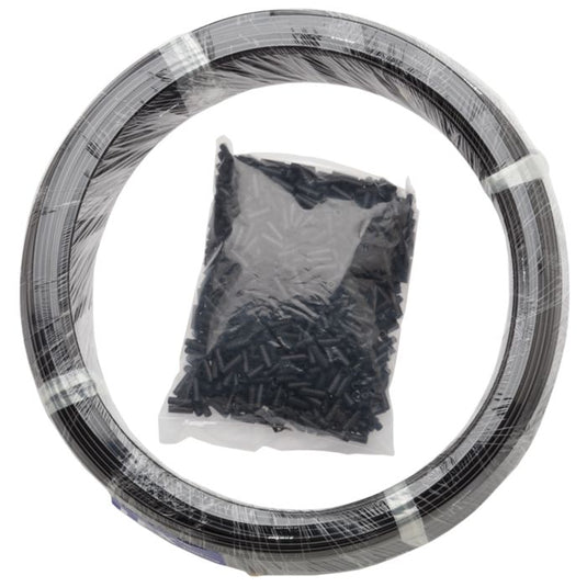 Jagwire shift housing 4mm lex (end caps included) (200 m) - black