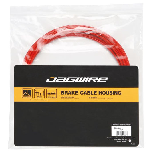 Jagwire brake housing 5mm cgx-sl slick-lube (10 m) - red
