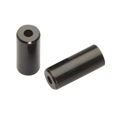Jagwire end caps open - 4mm shift - brass (50pcs) - black