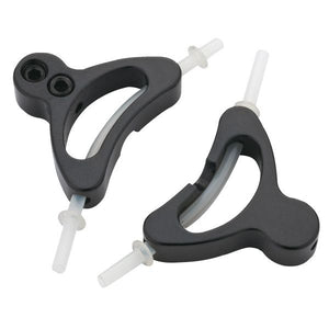 Jagwire alloy straddle cable carrier with liner (2pcs) - black