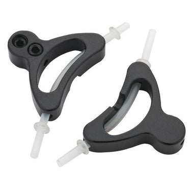 Jagwire alloy straddle cable carrier with liner (2pcs) - black