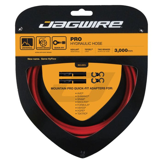 Jagwire pro hydraulic hose kit - red
