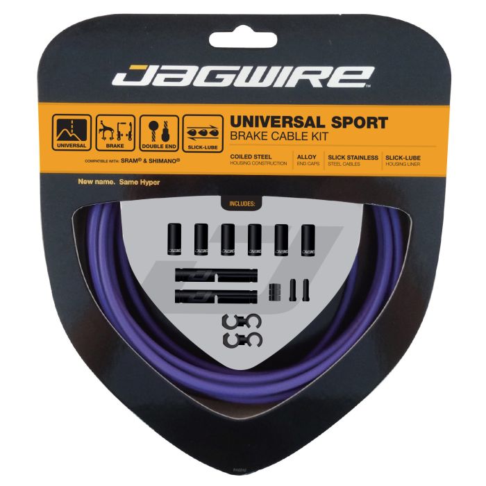 Load image into Gallery viewer, Jagwire universal sport brake kit - purple
