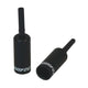 Jagwire end caps lined - 4,5mm shift (braided) - alloy (50pcs) - black