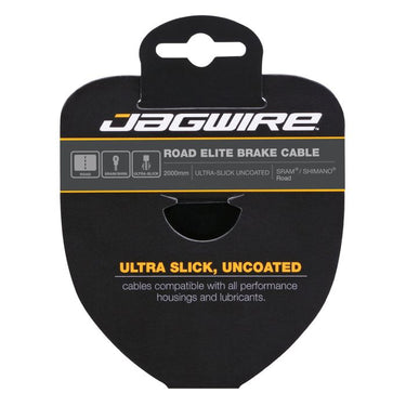 Jagwire road brake cable - elite polished ultra-slick stainless - 1.5x2750mm - sram shimano