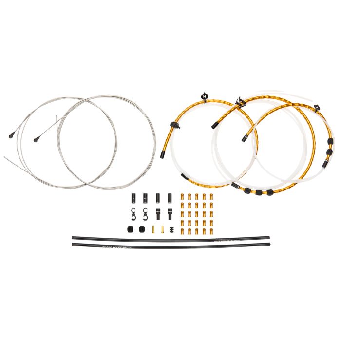 Load image into Gallery viewer, Jagwire road elite link brake kit - gold
