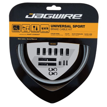 Jagwire universal sport brake kit - sterling silver