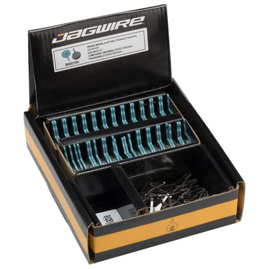 Jagwire sport organic disc brake pad - workshop (25 pairs) - avid (bb5)
