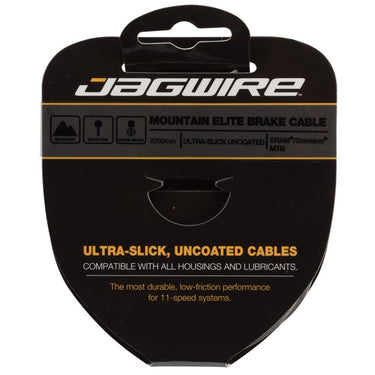 Jagwire mountain brake cable - elite polished ultra-slick stainless - 1.5x2000mm - sram shimano